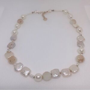Nakamol Freshwater Pearl Signed Mixed Bead Necklace